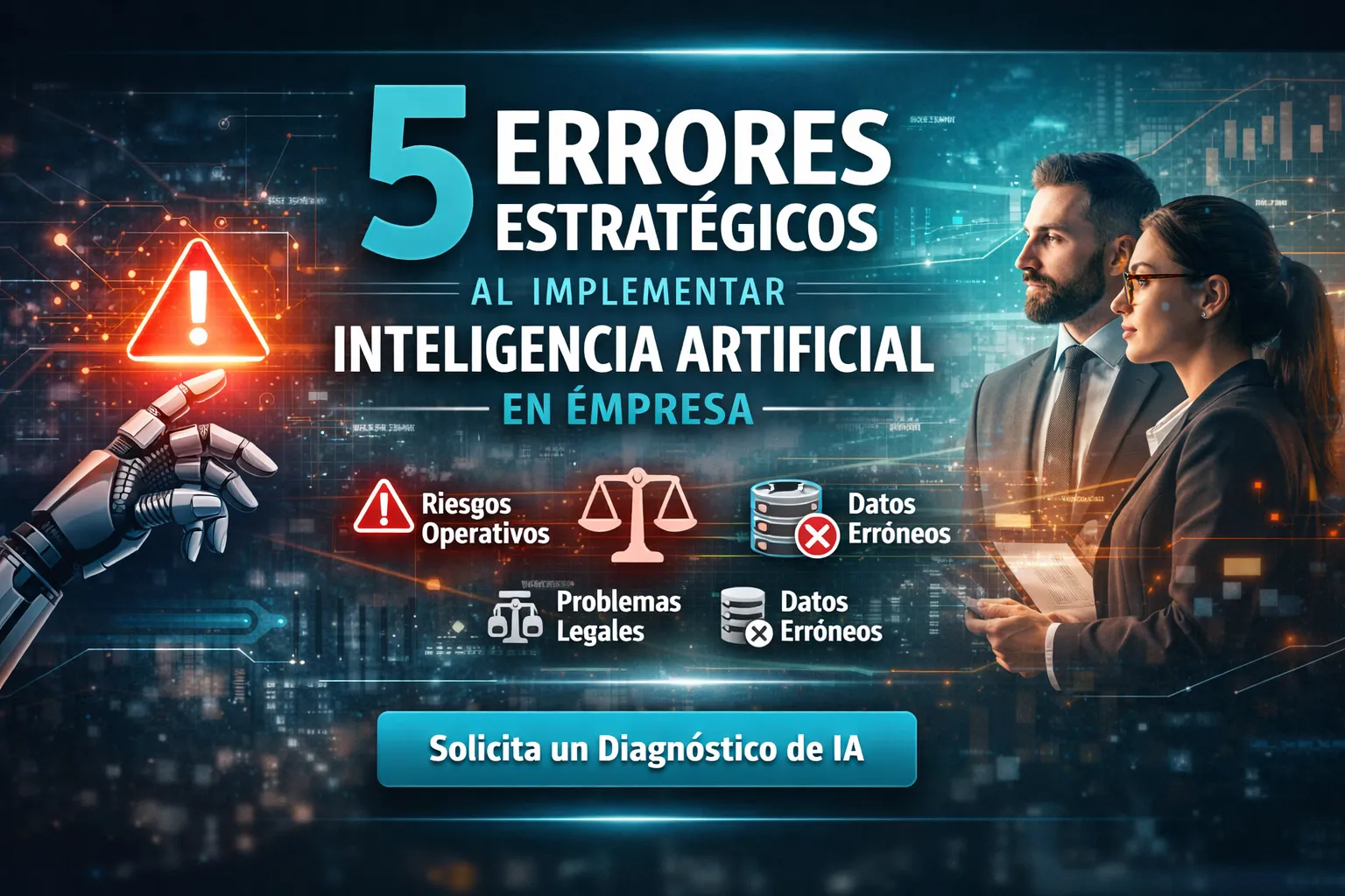 5 errores estratégicos al implementar IA en empresas