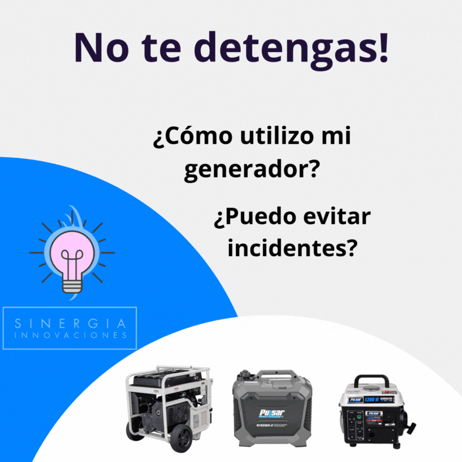 consejos uso generadores electricos