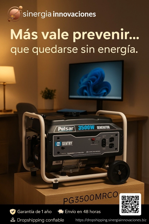 Generador eléctrico Pulsar 3,500W